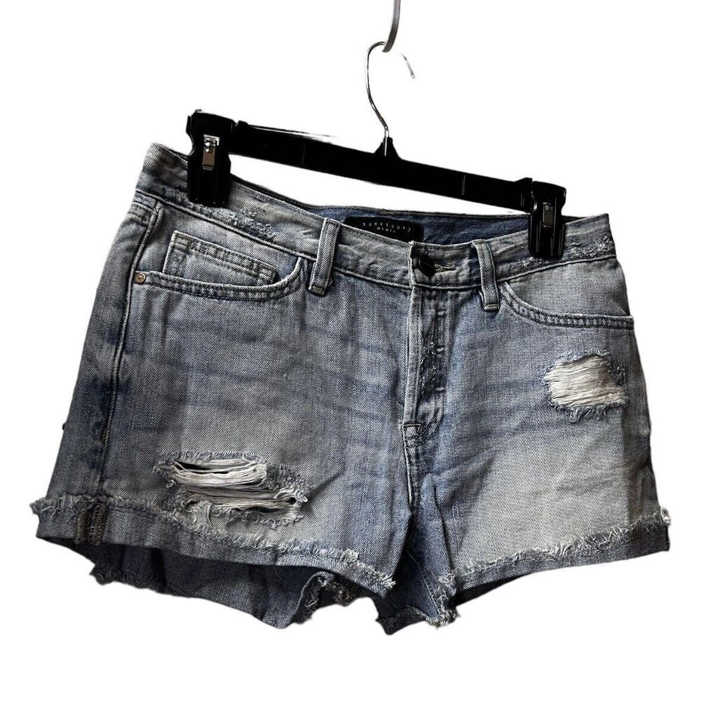 DEY)‎ Women Shorts Size 26 Sanctuary Denim Distressed Boyfriend Button Fly